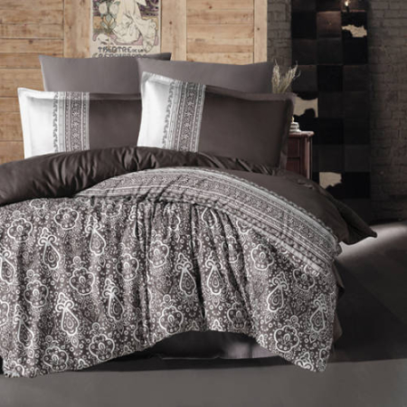 Pucioasa - Lenjerie de pat satin Clasy king size (NOBEL V2)