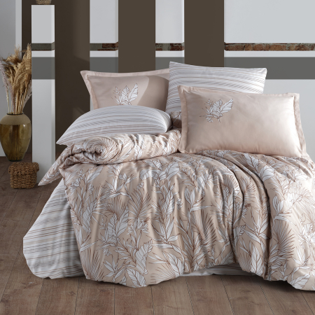 Lenjerii de pat - Lenjerie de pat satin Clasy king size (PALMIRA)