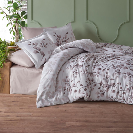 Lenjerii bumbac satin Premium - Lenjerie de pat satin Clasy king size (PUHA V2)