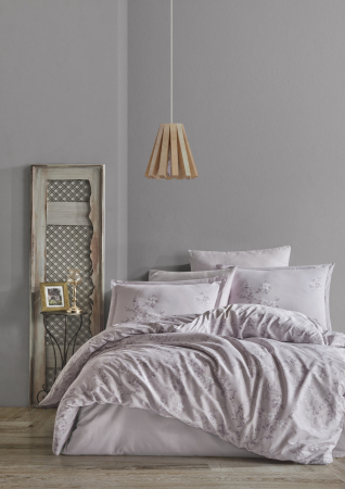 Lenjerii bumbac satin Premium - Lenjerie de pat satin Clasy king size (SILVA)