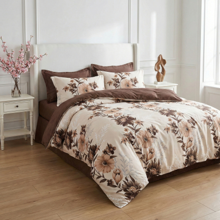 Pucioasa - LENJERIE FINET 6 PIESE CU HUSa - 160x200 SI 180x200 (AMELIA-VH)