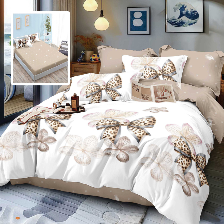 Pucioasa - LENJERIE FINET 6 PIESE CU HUSa - 160x200 SI 180x200 (GATA V2)