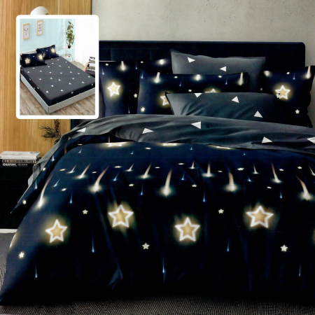 Pucioasa - LENJERIE FINET 6 PIESE CU HUSa - 160x200 SI 180x200 (HF6P263)