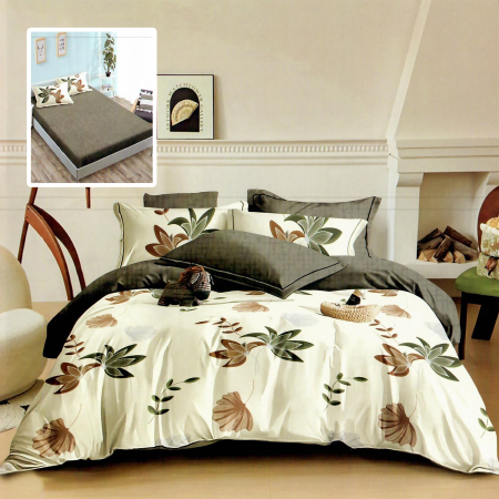 Pucioasa - LENJERIE FINET 6 PIESE CU HUSa - 160x200 SI 180x200 (HF6P271)