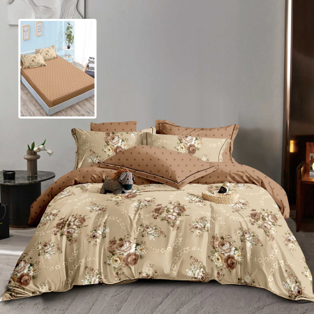 Pucioasa - LENJERIE FINET 6 PIESE CU HUSa - 160x200 SI 180x200 (HF6P325)