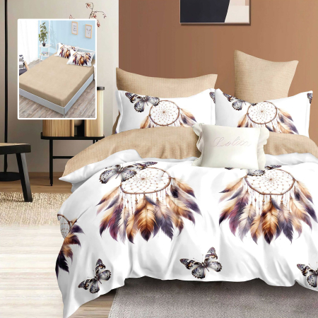 Pucioasa - LENJERIE FINET 6 PIESE CU HUSa - 160x200 SI 180x200 (JESSICA-VH)