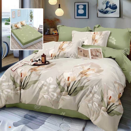 Pucioasa - LENJERIE FINET 6 PIESE CU HUSa - 160x200 SI 180x200 (JORDYN-H)