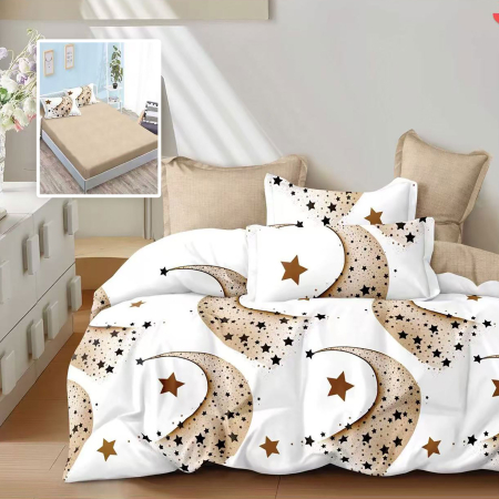 Pucioasa - LENJERIE FINET 6 PIESE CU HUSa - 160x200 SI 180x200 (PEYTON-H)