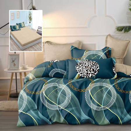 Pucioasa - LENJERIE FINET 6 PIESE CU HUSa - 160x200 SI 180x200 (REAGAN-H)