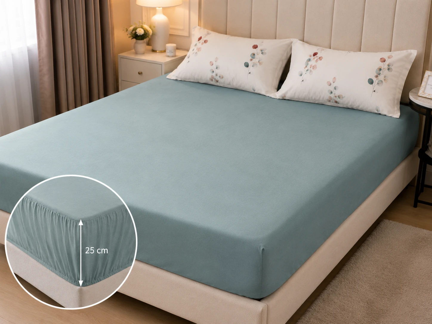 Lenjerie Finet 6 piese cu husa de pat pentru saltea de 160×200 si 180×200 [3]
