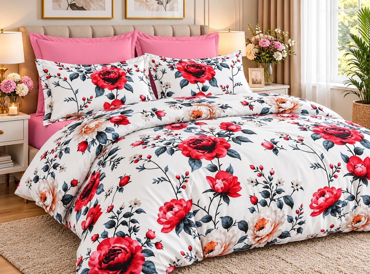 Lenjerie Finet 6 piese cu husa de pat pentru saltea de 160×200 si 180×200 [2]