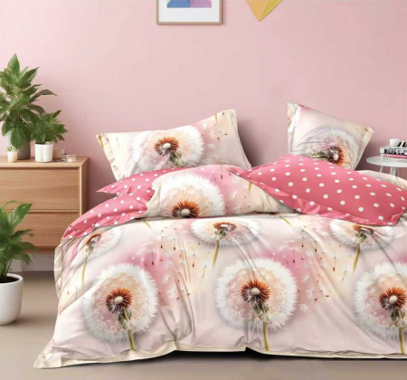 Pucioasa - Lenjerie Finet 6 piese cu husa de pat pentru saltea de 160x200 si 180x200