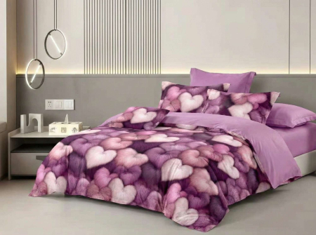 Lenjerie Finet 6 piese cu husa de pat pentru saltea de 160x200 si 180x200 [3]