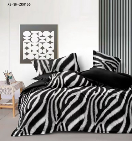 Pucioasa - Lenjerie Finet 6 piese cu husa de pat pentru saltea de 160x200 si 180x200