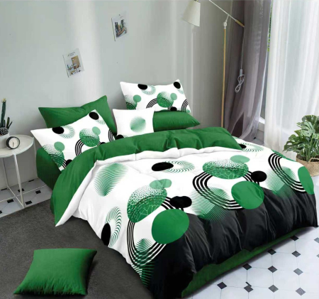 Pucioasa - Lenjerie Finet 6 piese cu husa de pat pentru saltea de 160x200 si 180x200