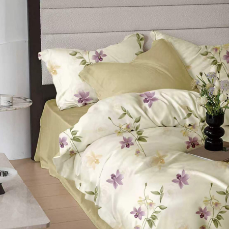 LENJERII FINET 6 PIESE CU HUSa PENTRU SALTEA - Lenjerie Finet 6 piese cu husa de pat pentru saltea de 160x200 si 180x200