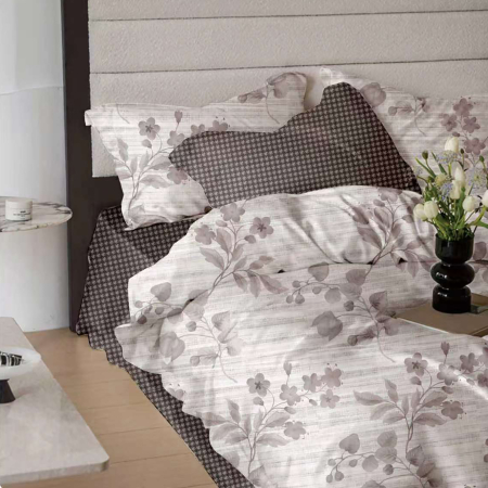 LENJERII FINET 6 PIESE CU HUSa PENTRU SALTEA - Lenjerie Finet 6 piese cu husa de pat pentru saltea de 160x200 si 180x200