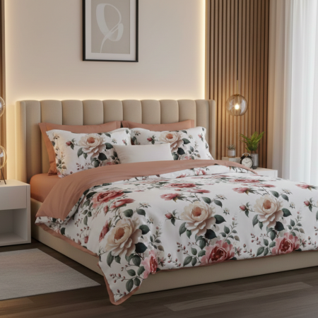 Lenjerie Finet 6 piese cu husa de pat pentru saltea de 160x200 si 180x200 [1]