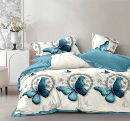 Lenjerie Finet 6 piese cu husa de pat pentru saltea de 160x200 si 180x200 [2]