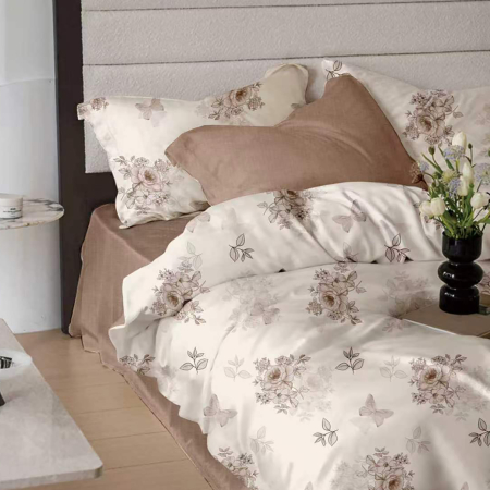 Lenjerii de pat finet 6 piese cu husa - Lenjerie Finet 6 piese cu husa de pat pentru saltea de 160x200 si 180x200