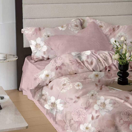 LENJERII FINET 6 PIESE CU HUSa PENTRU SALTEA - Lenjerie Finet 6 piese cu husa de pat pentru saltea de 160x200 si 180x200