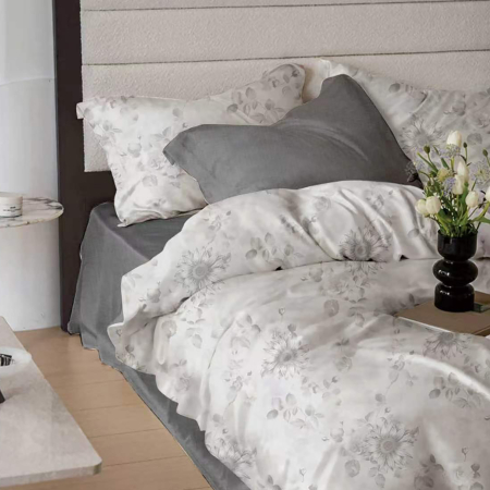 LENJERII FINET 6 PIESE CU HUSa PENTRU SALTEA - Lenjerie Finet 6 piese cu husa de pat pentru saltea de 160x200 si 180x200