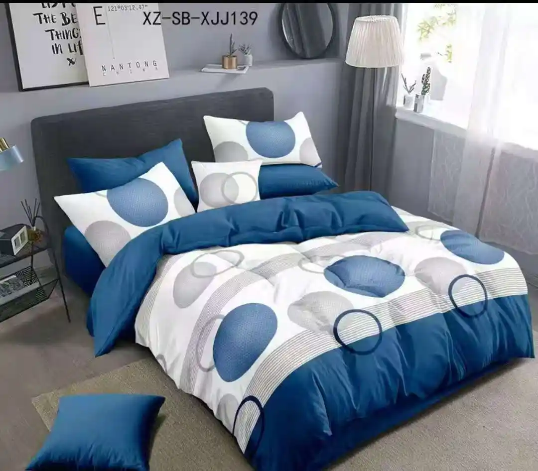 Pucioasa - Lenjerie Finet 6 piese cu husa de pat pentru saltea de 160x200 si 180x200