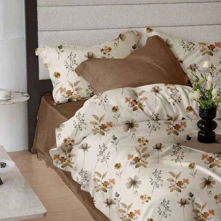 LENJERII FINET 6 PIESE CU HUSa PENTRU SALTEA - Lenjerie Finet 6 piese cu husa de pat pentru saltea de 160x200 si 180x200