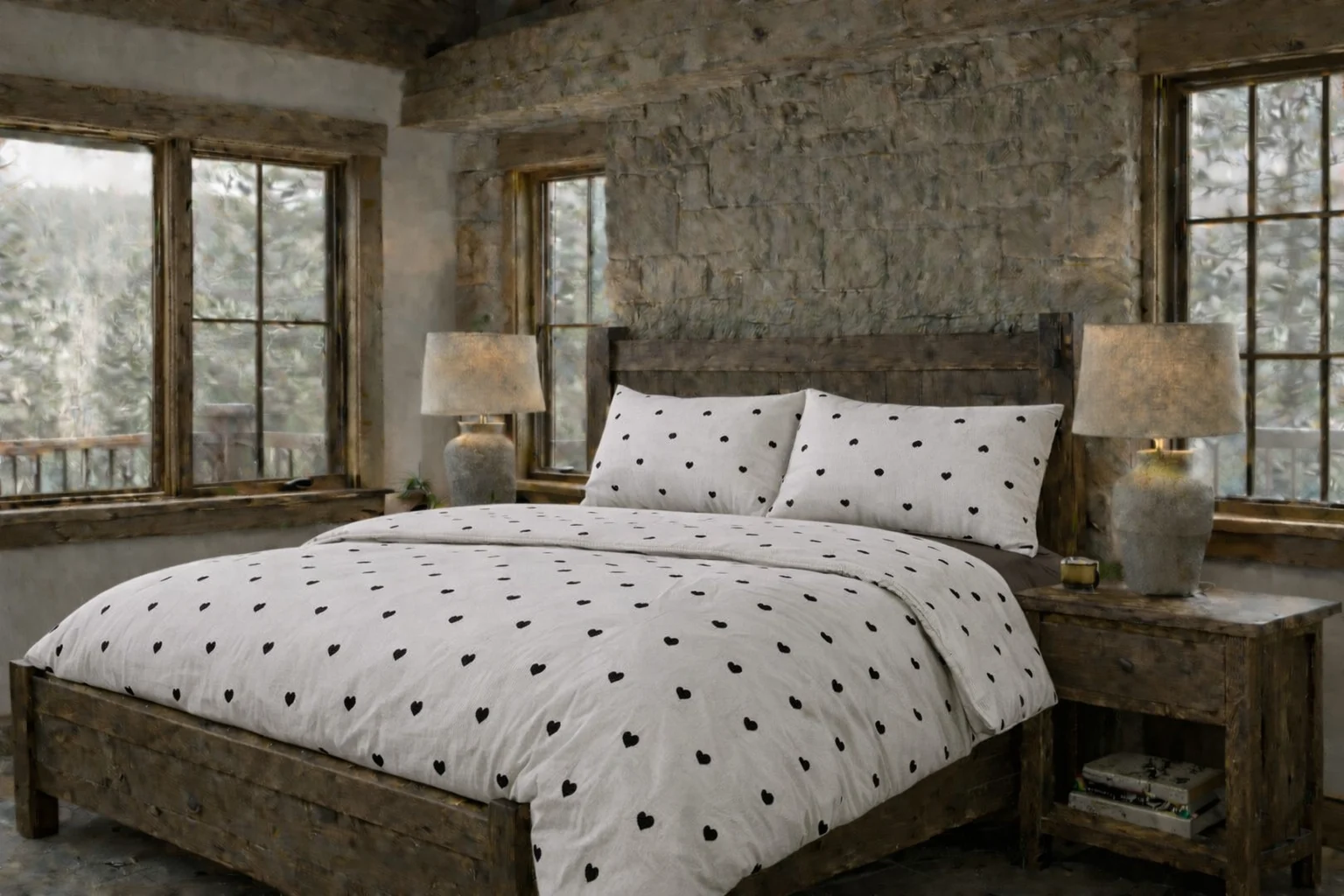 Pucioasa - LENJERIE PAT CU HUSa PENTRU SALTEA "RaSFaT NATURAL", TRICOT 100% BUMBAC