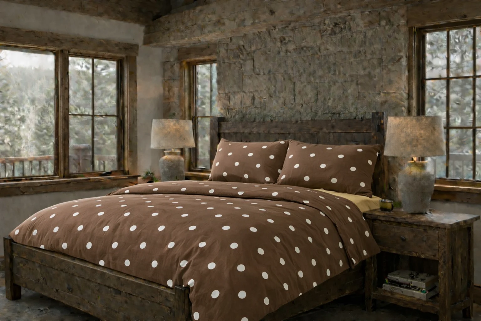 Pucioasa - LENJERIE PAT CU HUSa PENTRU SALTEA "RaSFaT NATURAL", TRICOT 100% BUMBAC