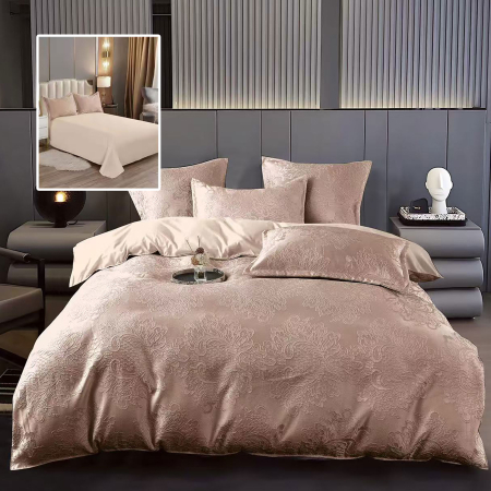 Lenjerii de pat jaquard policoton - LENJERIE PAT JAQUARD POLICOTON