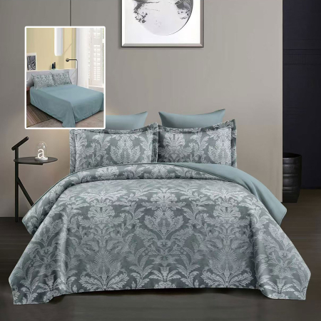 Lenjerii de pat - LENJERIE PAT JAQUARD POLICOTON