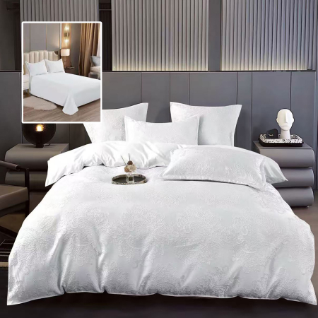 Lenjerii de pat jaquard policoton - LENJERIE PAT JAQUARD POLICOTON