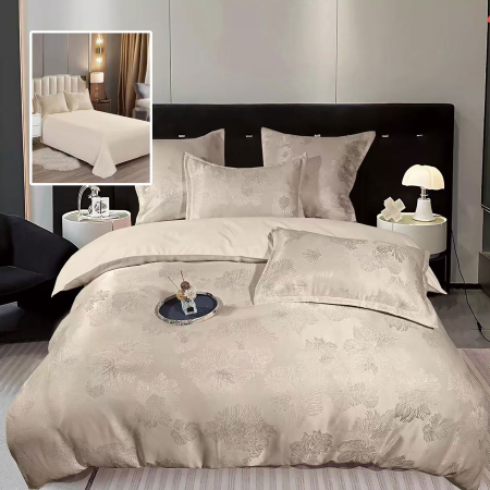 Lenjerii de pat jaquard policoton - LENJERIE PAT JAQUARD POLICOTON