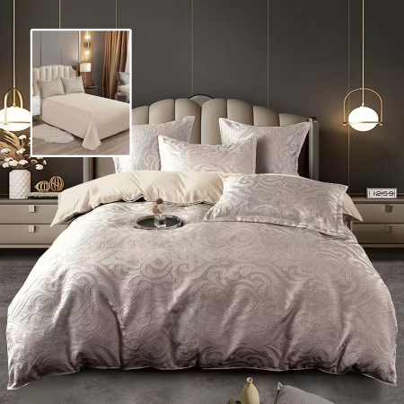 Lenjerii de pat - LENJERIE PAT JAQUARD POLICOTON