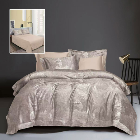 Lenjerii de pat jaquard policoton - LENJERIE PAT JAQUARD POLICOTON