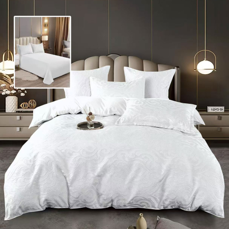 Lenjerii de pat jaquard policoton - LENJERIE PAT JAQUARD POLICOTON