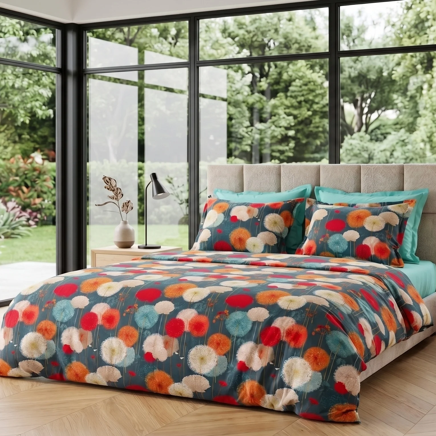 Lenjerii de pat - Lenjerie pat Ranforce 100% Cotton Pro (Botanica Home) - Marime: O persoana