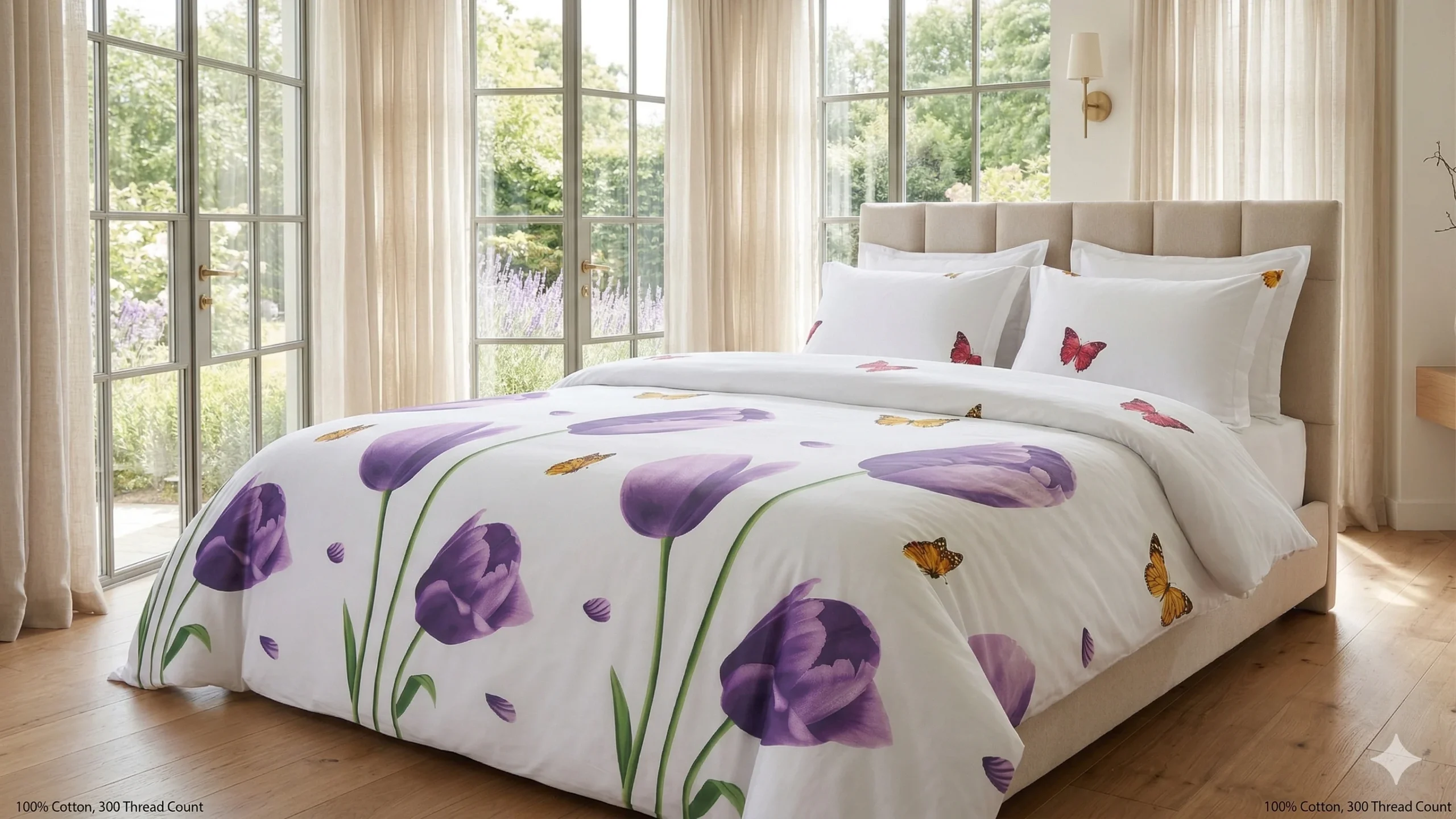 Lenjerie pat Ranforce 100% Cotton Pro (Etheria) - Marime: O persoana [2]