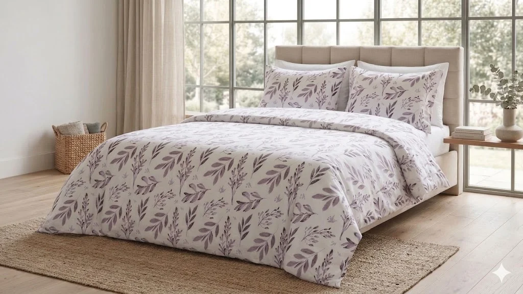 Lenjerie pat Ranforce 100% Cotton Pro (Ivory Glow) - Marime: O persoana [2]
