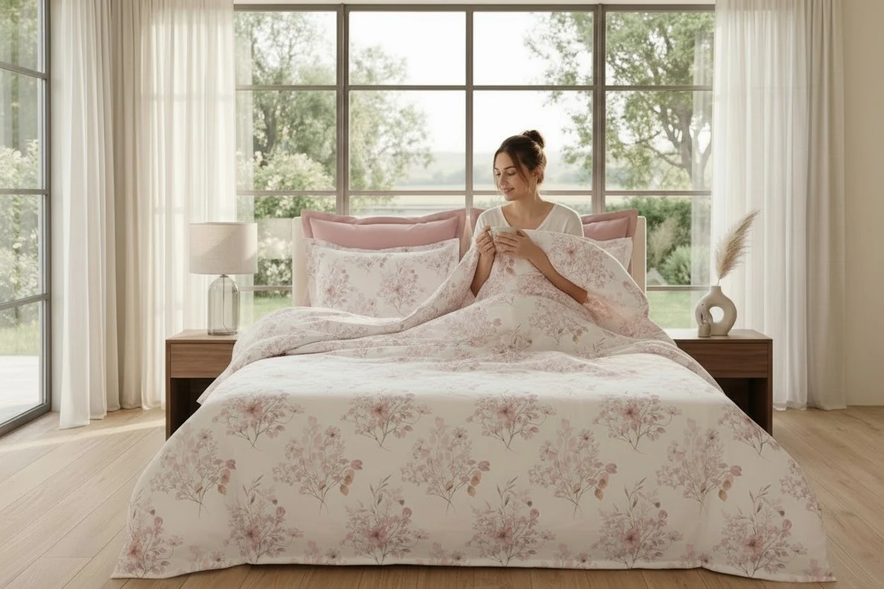 Lenjerie pat Ranforce 100% Cotton Pro (Noblesse Home) - Marime: O persoana [2]