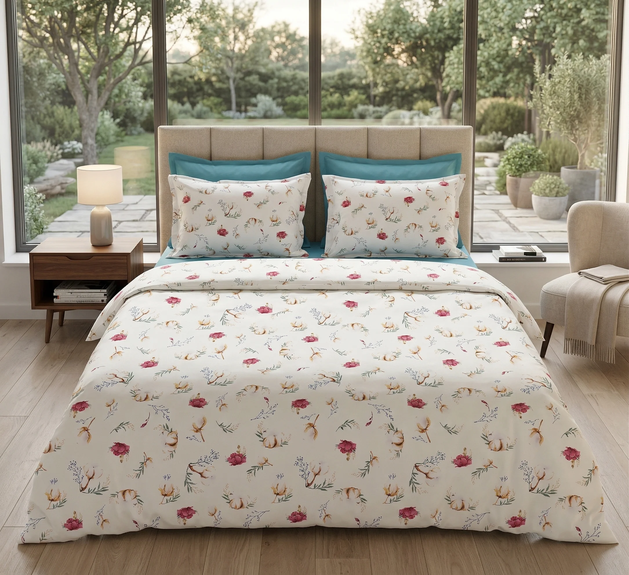 Lenjerie pat Ranforce 100% Cotton Pro (Petal Soft) - Marime: O persoana [3]