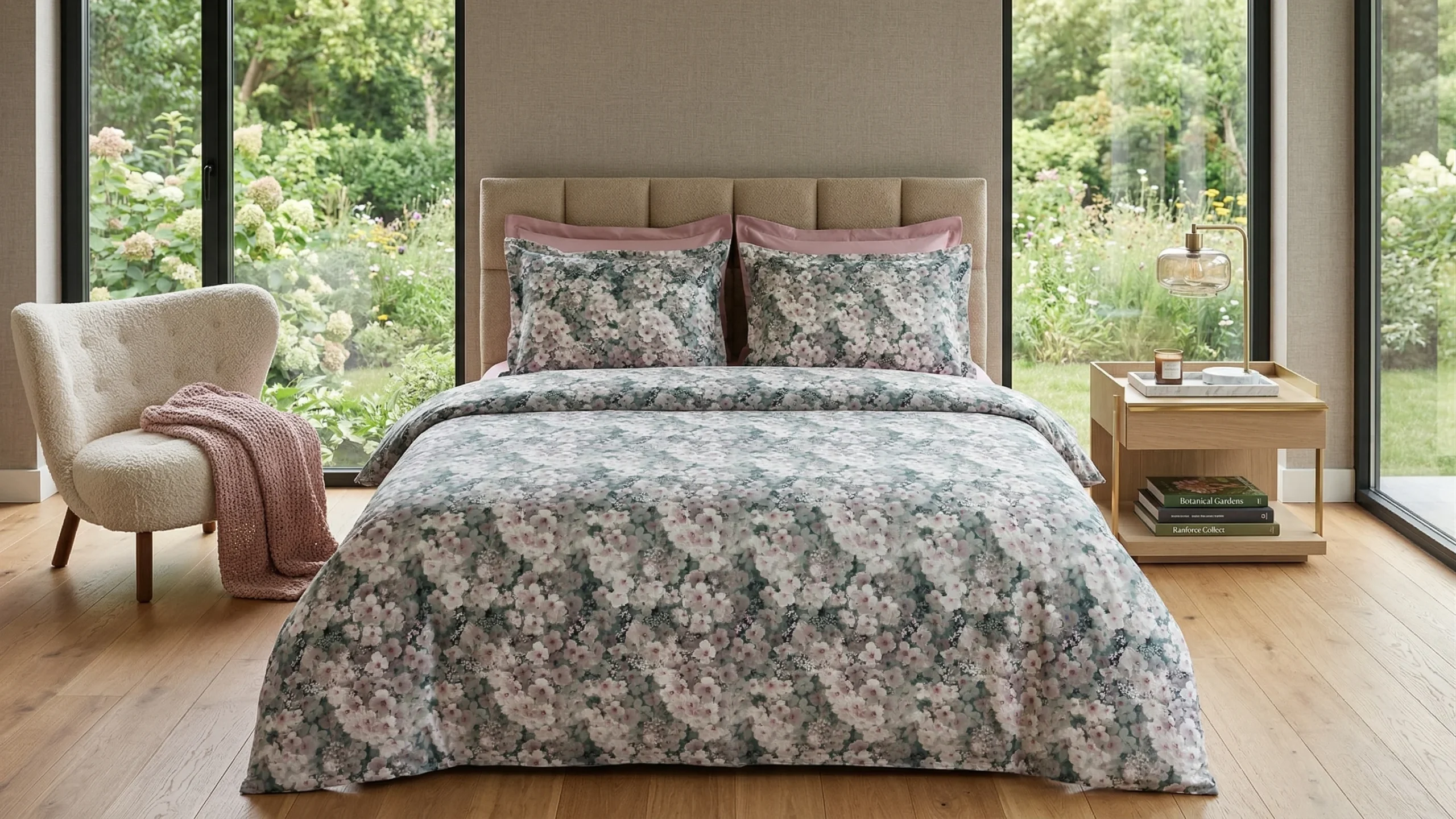 Lenjerii de pat - Lenjerie pat Ranforce 100% Cotton Pro (Raven) - Marime: O persoana