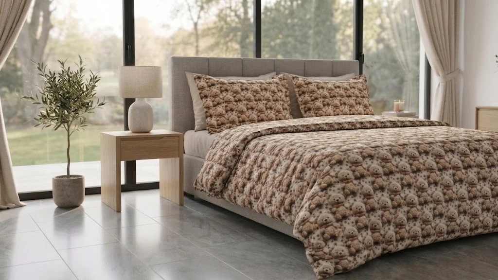 Lenjerie pat Ranforce 100% Cotton Pro (Raw Linen) - Marime: O persoana [3]