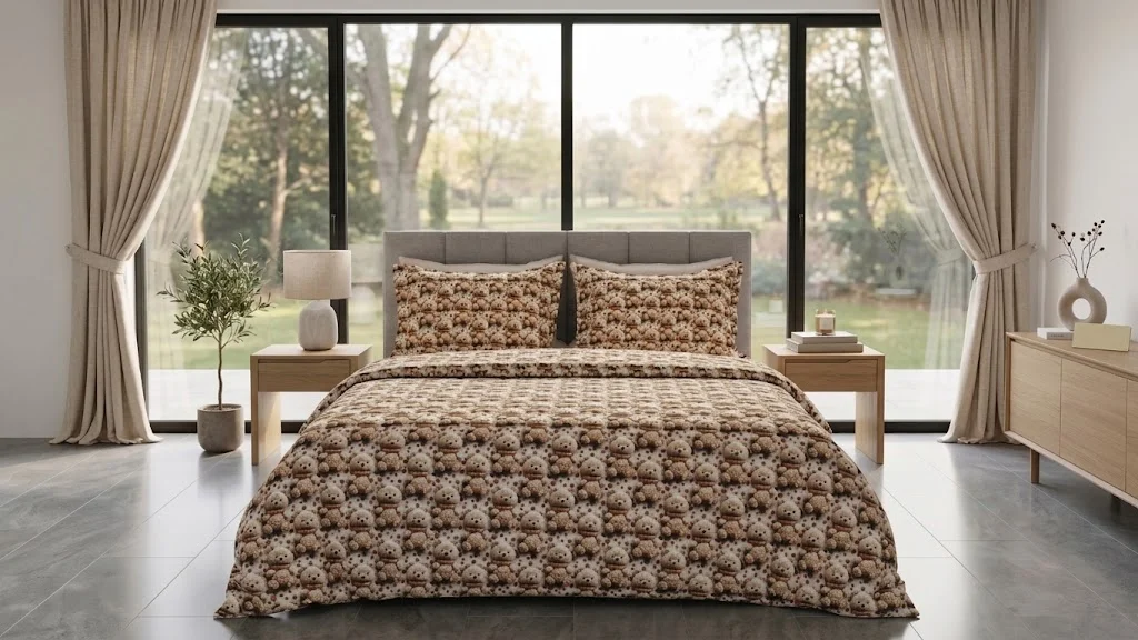 Lenjerie pat Ranforce 100% Cotton Pro (Raw Linen) - Marime: O persoana [4]