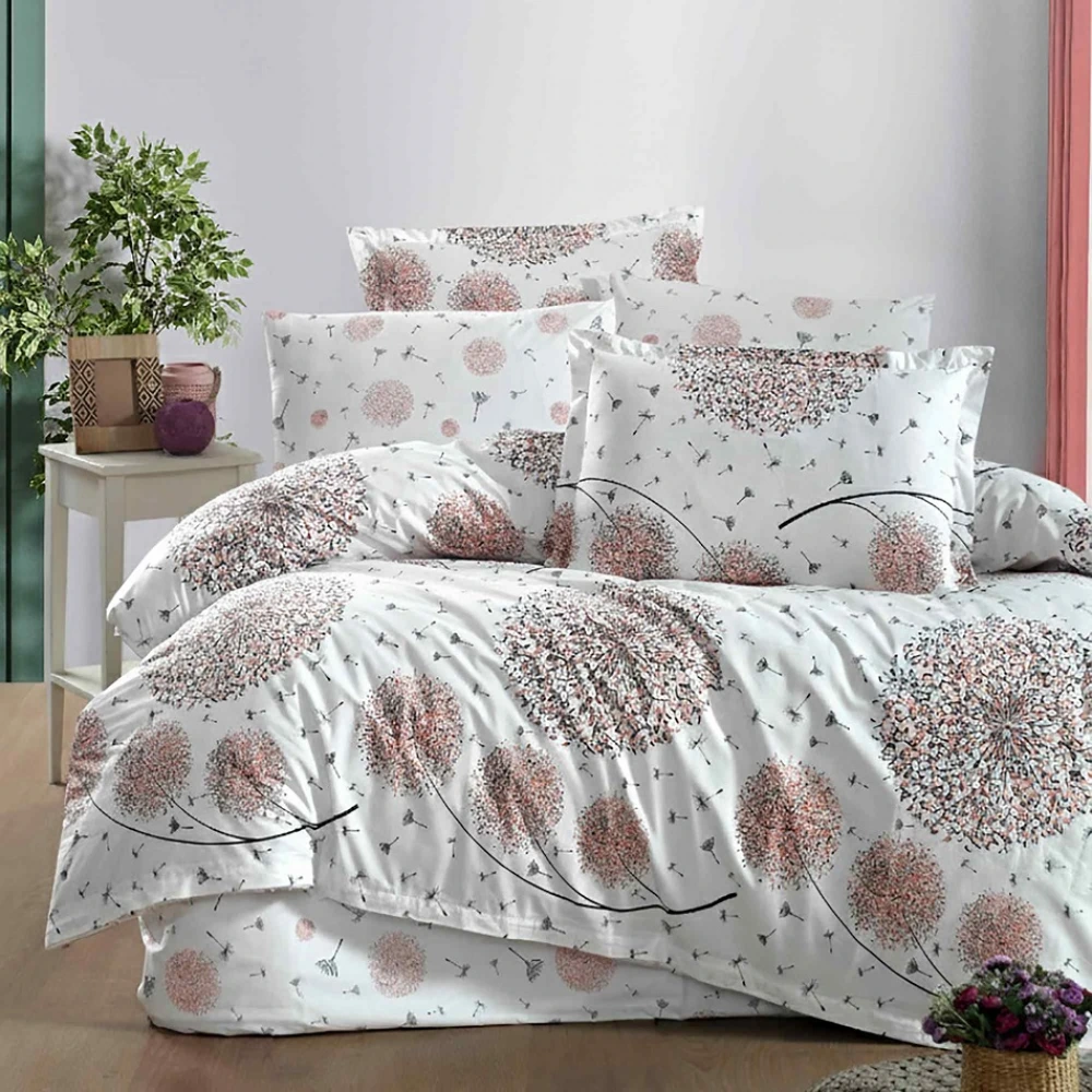 Pucioasa - Lenjerie pat Ranforce 100% Cotton Pro (RCP1) - King 6 Piese