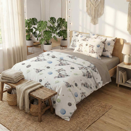 Lenjerie pat Ranforce 100% Cotton Pro (RCP13) - Marime: O persoana [2]