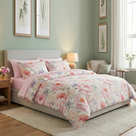 Lenjerie pat Ranforce 100% Cotton Pro (RCP22) - Marime: O persoana [2]