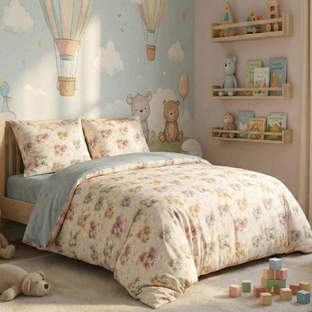 Lenjerii de pat - Lenjerie pat Ranforce 100% Cotton Pro (RCP23) - Marime: O persoana