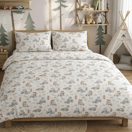 Lenjerie pat Ranforce 100% Cotton Pro (RCP26) - Marime: O persoana [1]